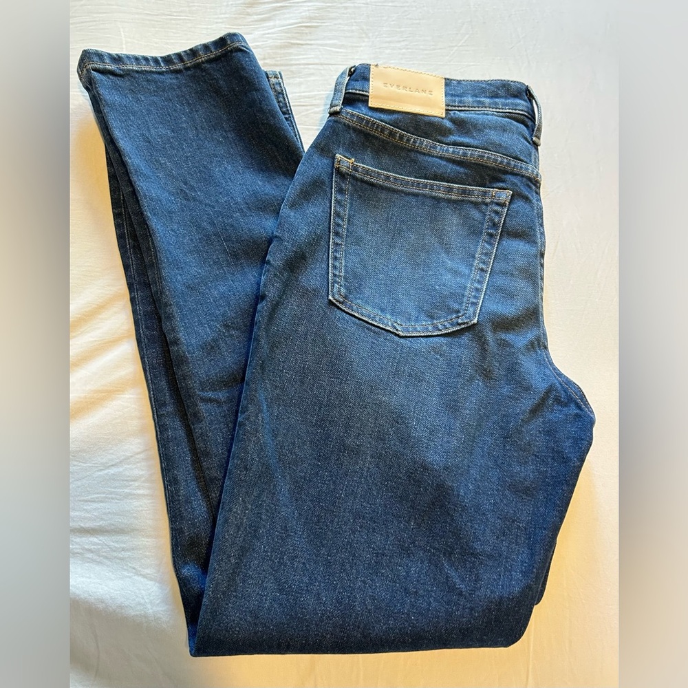 Brand New with Tags, Everlane Original Cheeky Jean in Vintage Dark Wash, Size 26